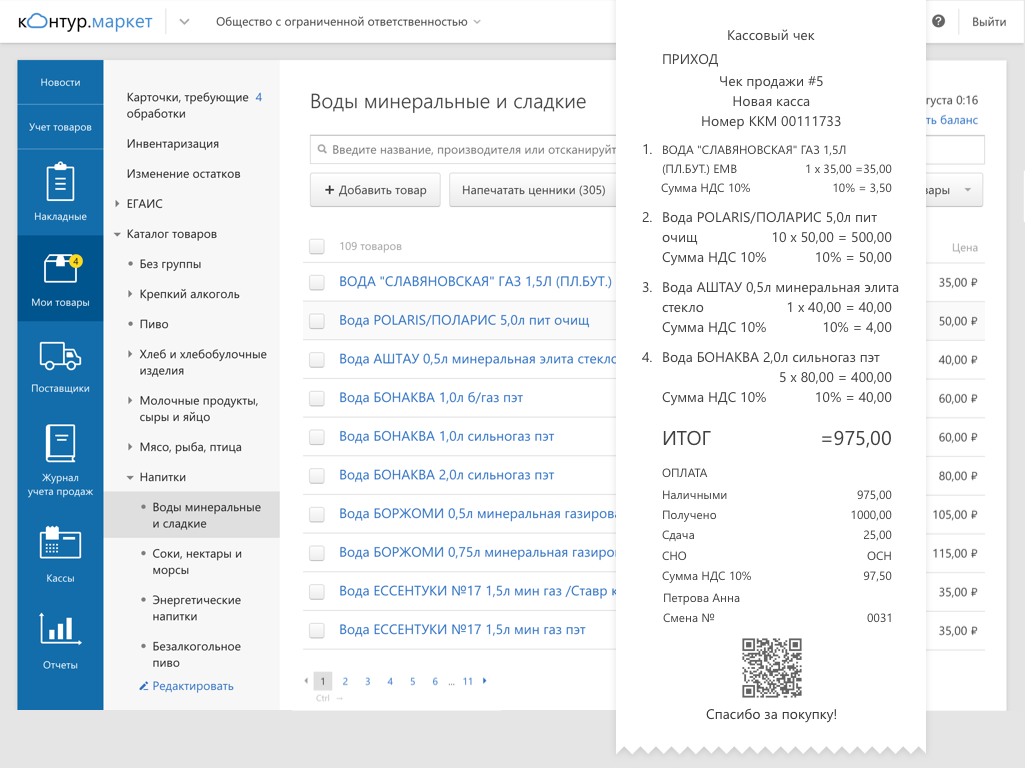 Возможности - Контур Маркет